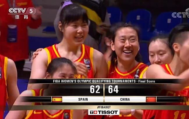 中国篮球直通奥运会！64-62击败西班牙，姚明督战笑了，妖星13+15(2)