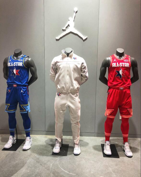 nba全明星2015年球衣 NBA公布全明星全套8款球衣