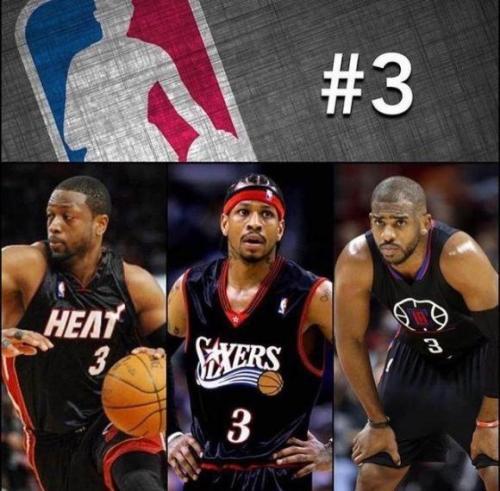 nba3号是谁的球衣 NBA穿3号球衣的五位代表