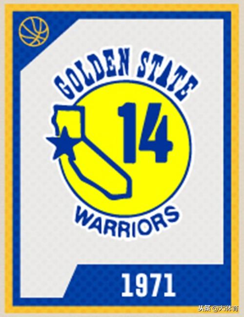 nba勇士队复古logo图 NBA卫冕冠军金州勇士队Logo的历史演变(3)