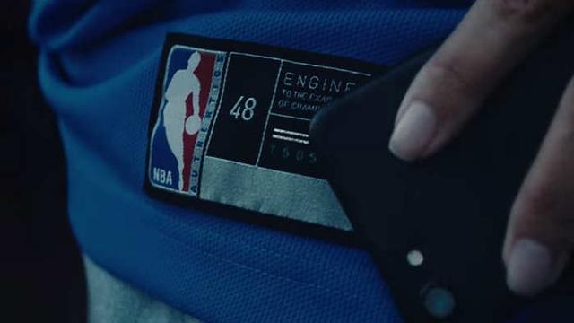 nba真版球衣 Nike正版NBA球衣内置NFC功能