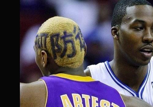 nba球星的奇怪发型 NBA球员的奇葩发型(10)