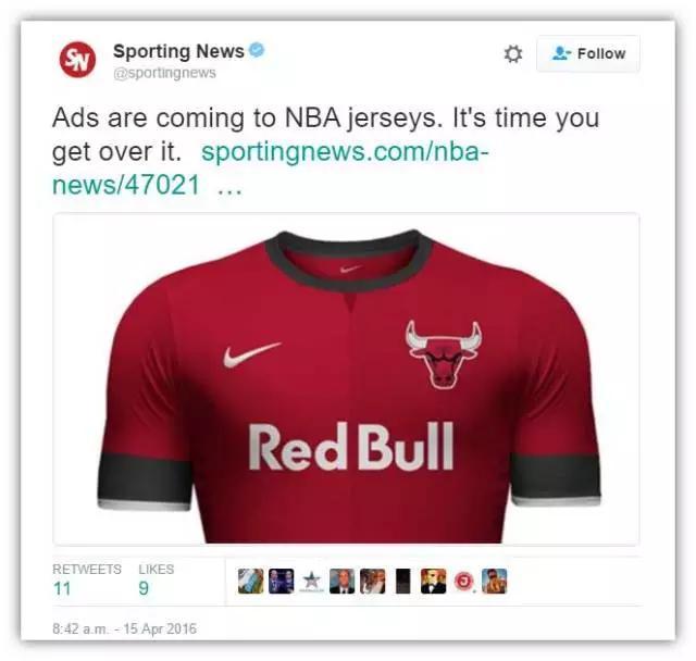 nba没广告 NBA取消球衣广告禁令(7)