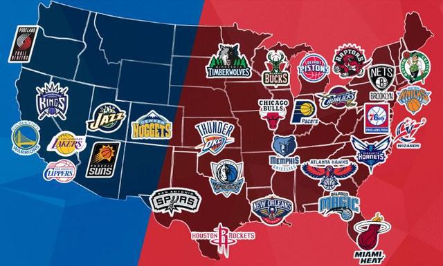 nba都是美国 从NBA球队分布看美国地理(1)