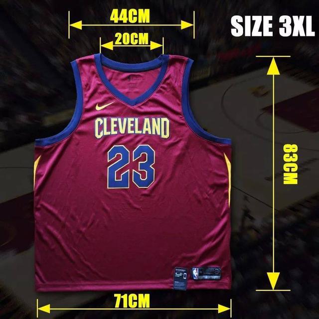 nba球衣185穿l号合适吗 新版NBA球衣尺码怎么选(50)