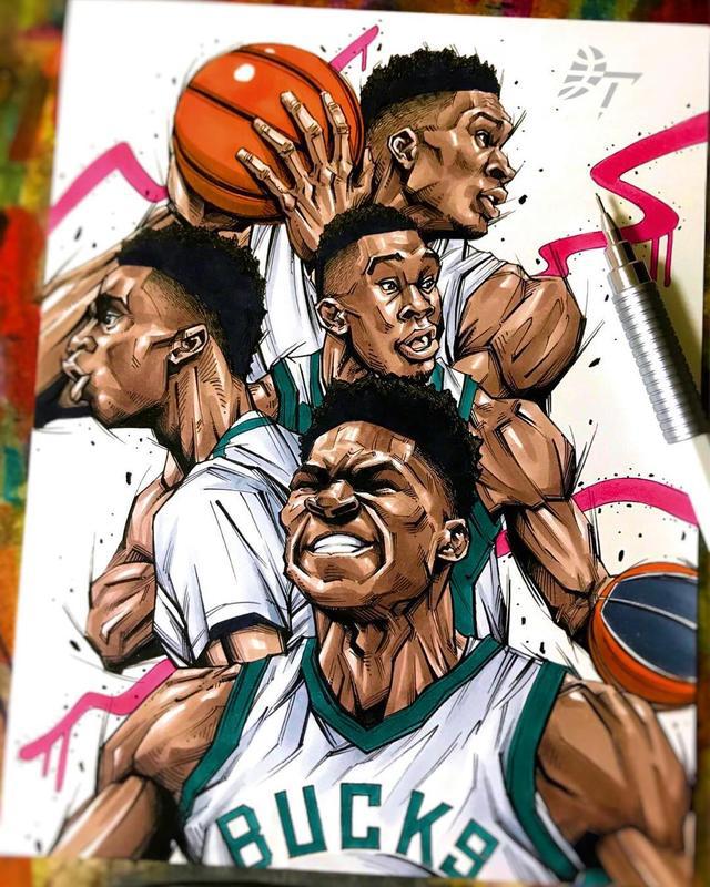 nba群星漫画 NBA全明星漫画集(6)