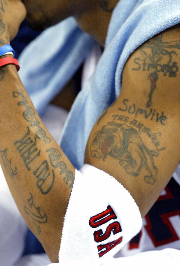 nba球员最美手臂纹身 NBA球员纹身大搜集(6)
