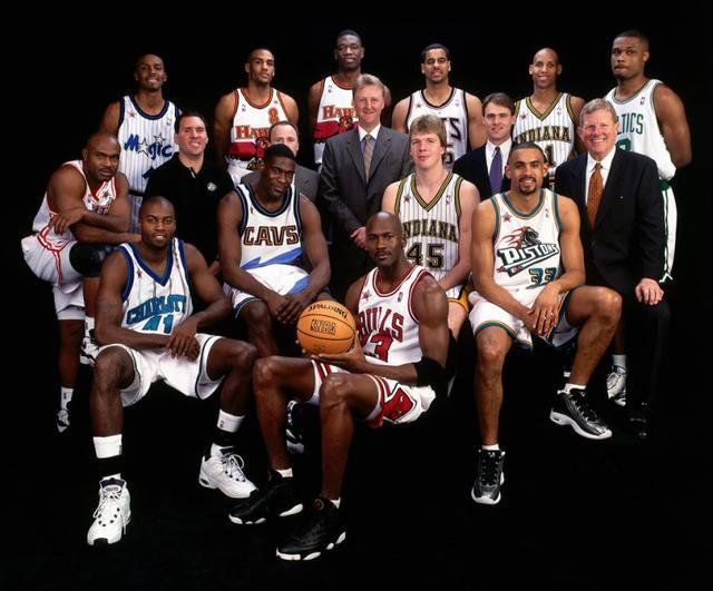 96年nba全明星 的NBA全明星全家福(4)