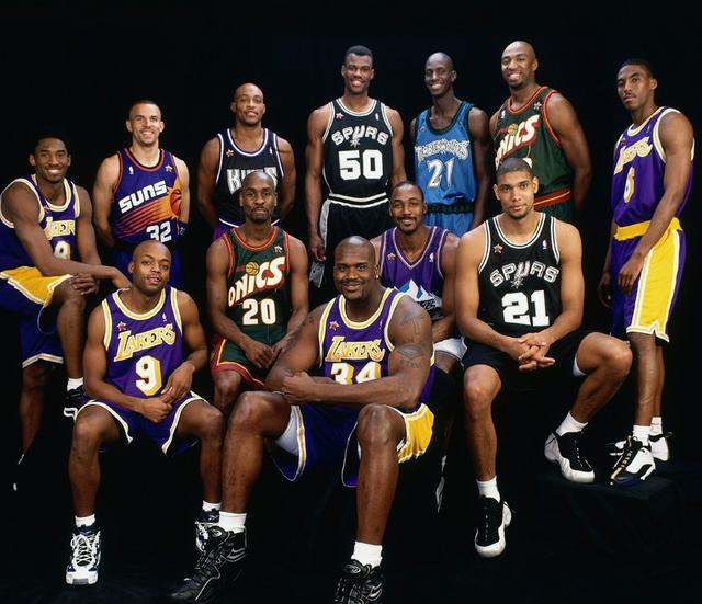 96年nba全明星 的NBA全明星全家福(5)