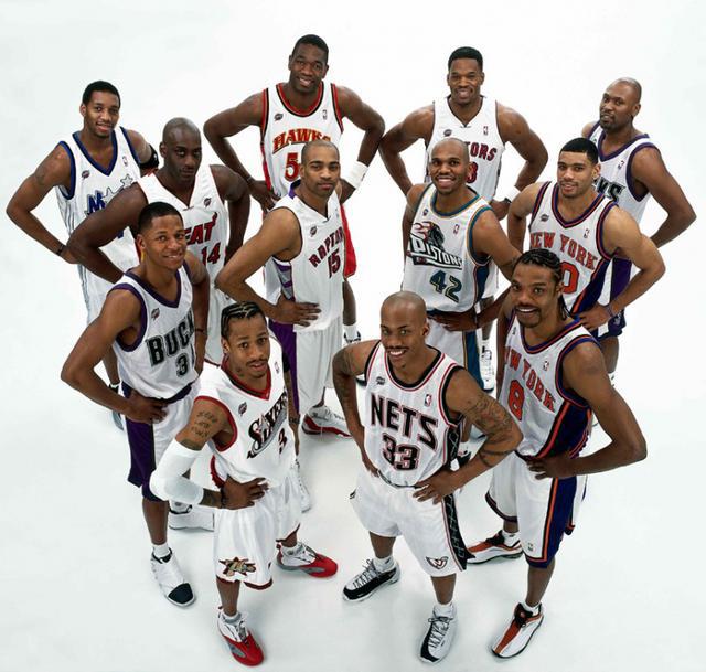 96年nba全明星 的NBA全明星全家福(7)