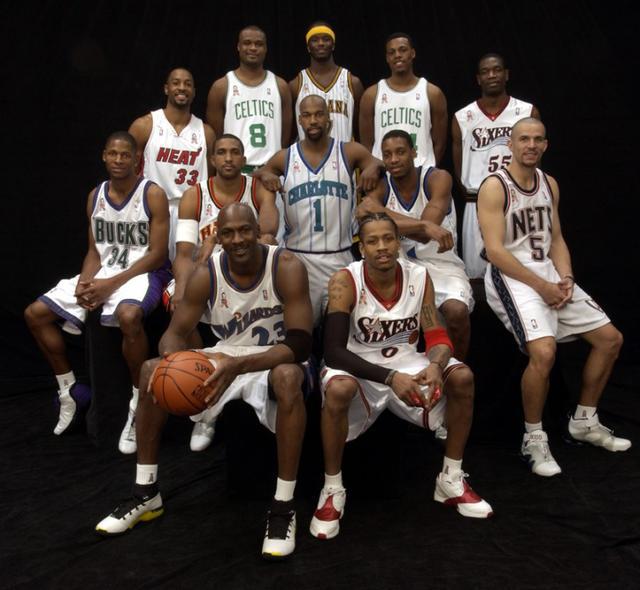 96年nba全明星 的NBA全明星全家福(9)