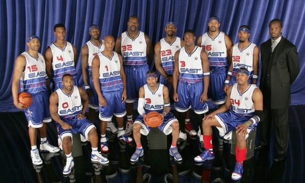 06年nba全明星合影 精心整理的历届NBA全明星球员合影(13)