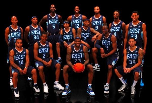 06年nba全明星合影 精心整理的历届NBA全明星球员合影(19)