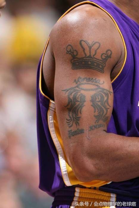 nba十字架纹身 经典的NBA球星纹身(8)