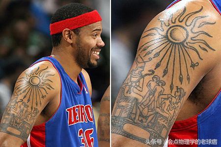 nba十字架纹身 经典的NBA球星纹身(15)