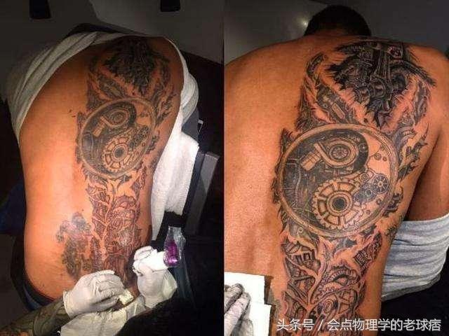 nba十字架纹身 经典的NBA球星纹身(18)