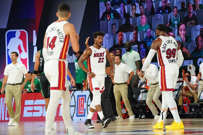 NBA季后赛热火又双叒叕的逆转17分战胜对手，东部决赛大比分2：0领先对手(2)