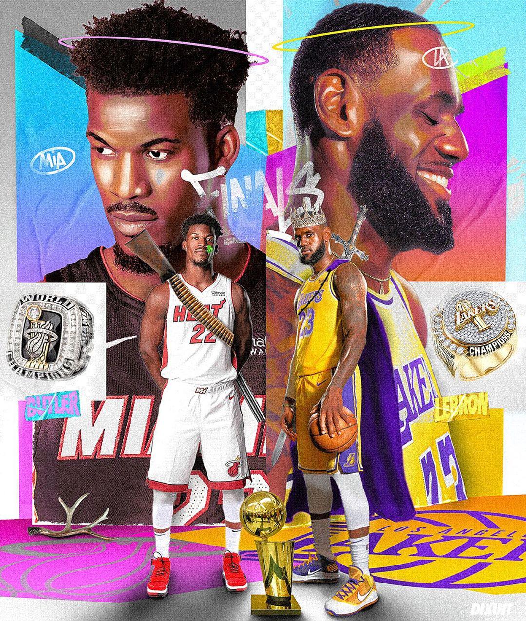 2017nba总决赛宣传画 国内外大神为NBA总决赛制作了哪些酷炫壁纸(1)