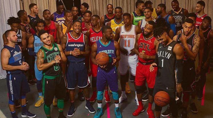 2017nba全新队徽 18赛季全新NBA球衣正式发布(2)
