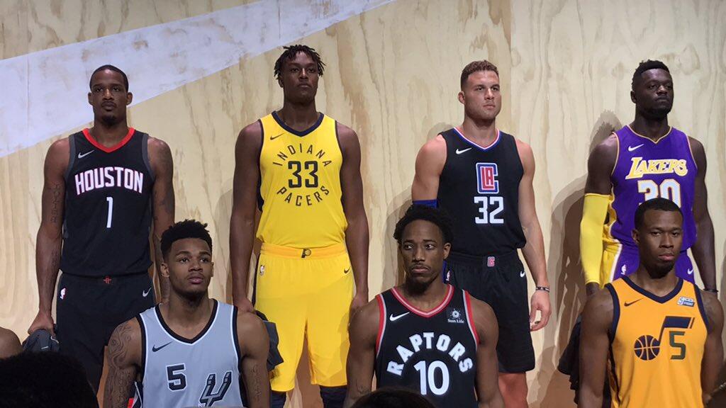 2017nba全新队徽 18赛季全新NBA球衣正式发布(5)