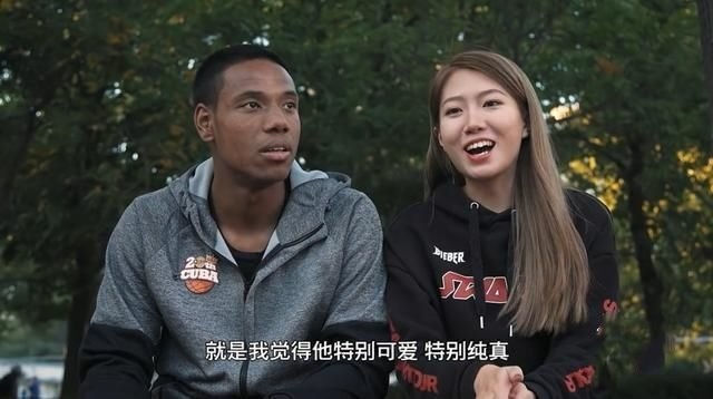中国男篮第一位混血黑人球员，拥极品女友，祝铭震：她很会疼人(5)