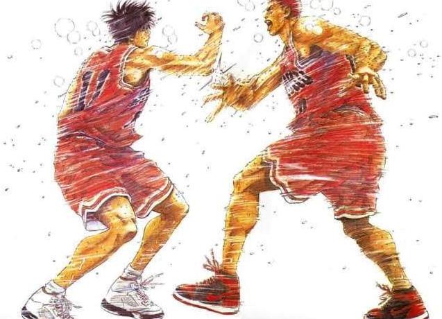 给中国80、90后篮球启蒙的有三个人：第三姚明，第二乔丹，第一樱木花道。(6)