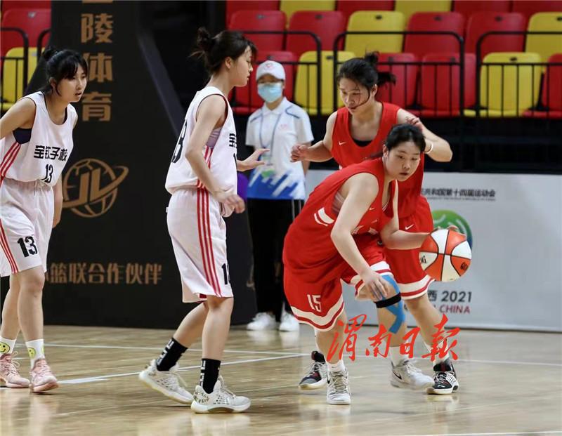 第十四届全国运动会篮球项目测试赛(渭南赛区)今日开赛(4)