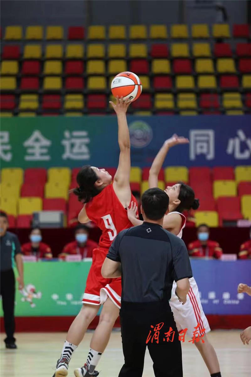 第十四届全国运动会篮球项目测试赛(渭南赛区)今日开赛(5)