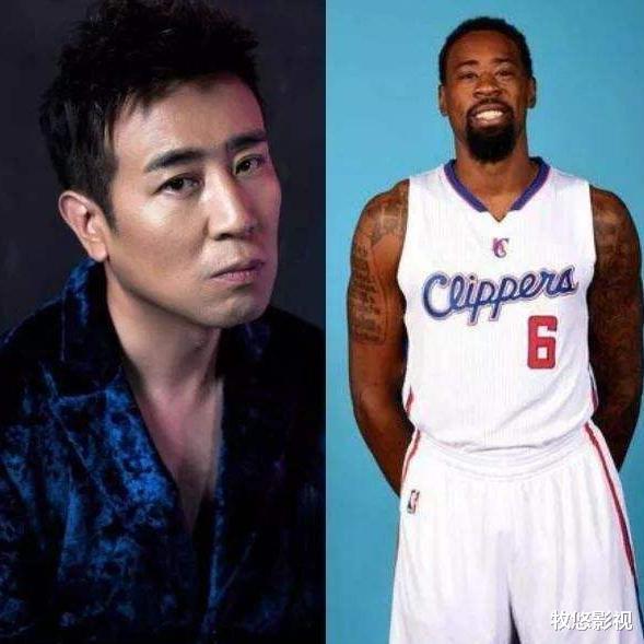 盘点13位把脸“复制”到NBA的中国艺人的对比照，妥妥的国外翻版(6)