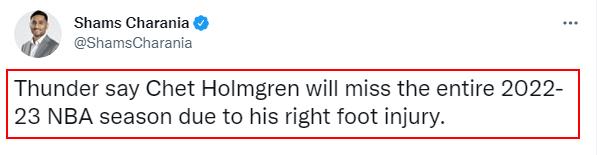 名记曝料霍姆格伦伤势加重，新赛季直接报销，后悔去打半职业联赛(2)