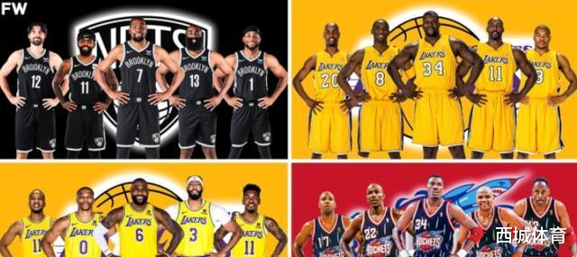 NBA最让人失望的十支超级球队分别是：一支来自太阳和火箭，两支来自篮网，三支来自湖人(2)