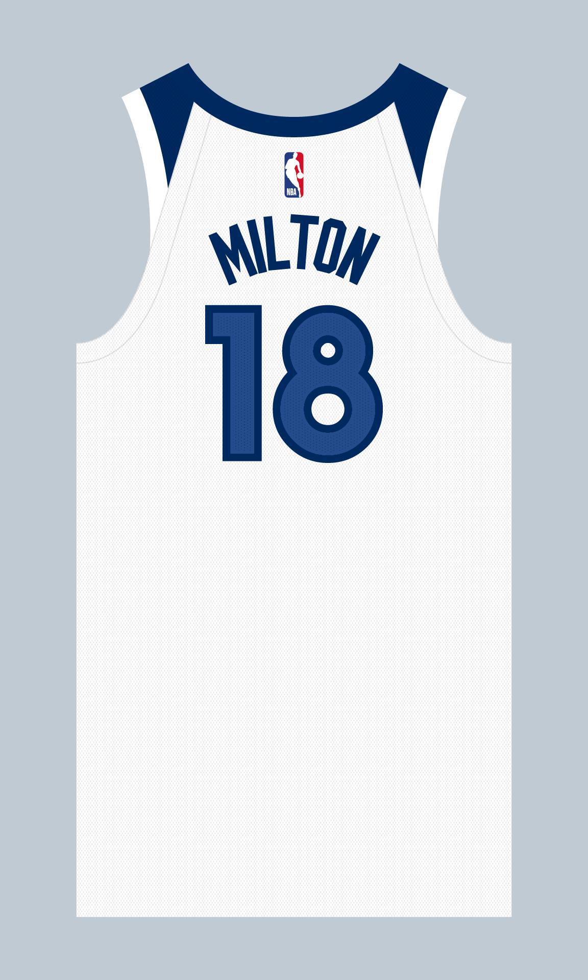 上赛季效力于76人的谢克·米尔顿选择了森林狼的18号球衣；
上赛季效力于湖人的特