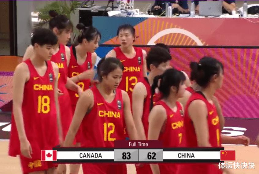 差太多！U19女篮输加拿大21分，十年前李梦杨力维带队赢15分