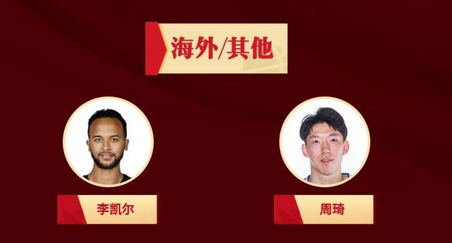 中国男篮人才库更新：李凯尔入列！