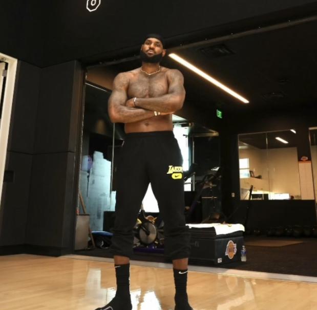 NBA历史5大肌肉男，詹姆斯堪称人类身体标本 奥尼尔麒麟臂惹眼(6)