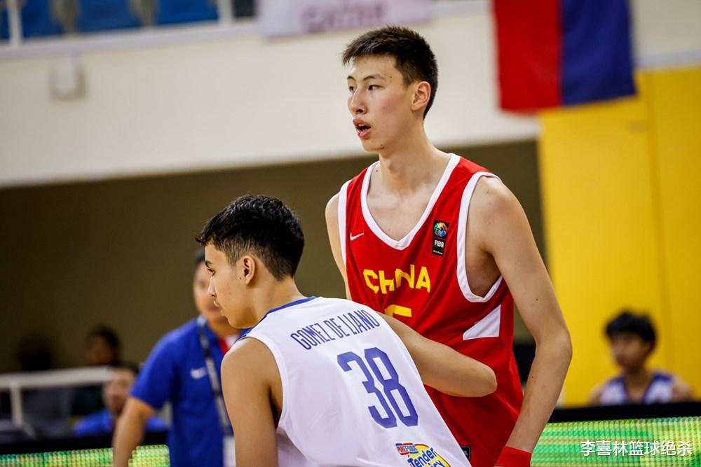 盖帽第一！中国男篮长臂2米30天才统治篮下，新版周琦2027进NBA？(3)
