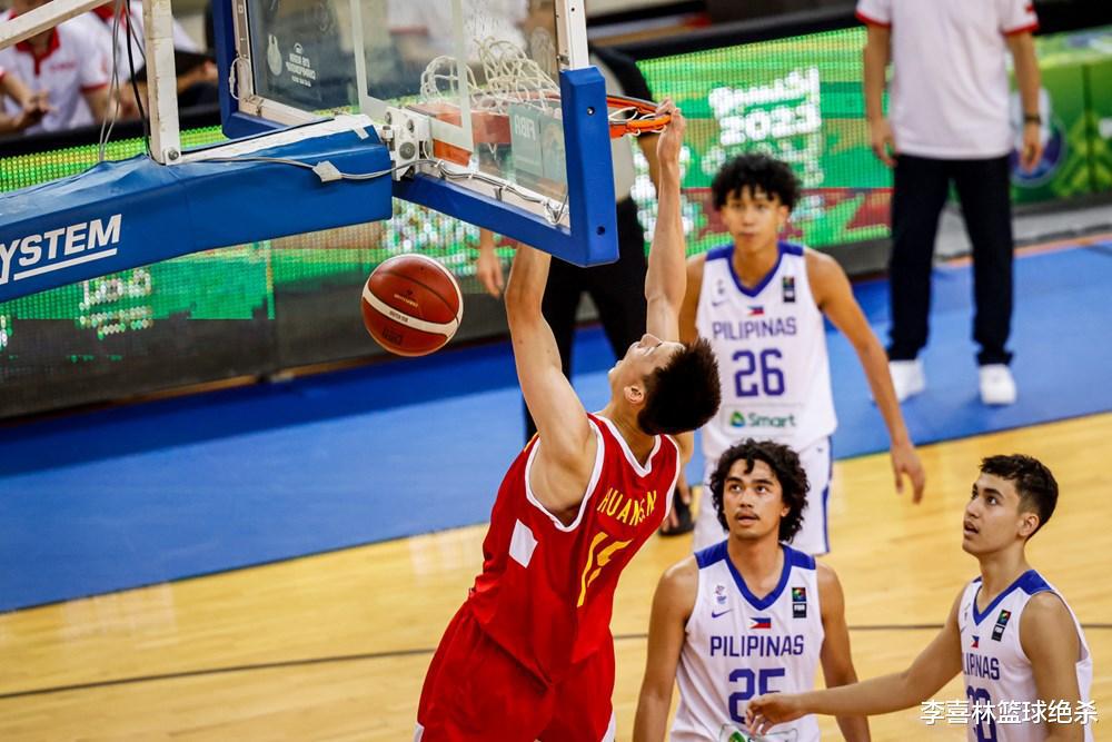 盖帽第一！中国男篮长臂2米30天才统治篮下，新版周琦2027进NBA？(4)