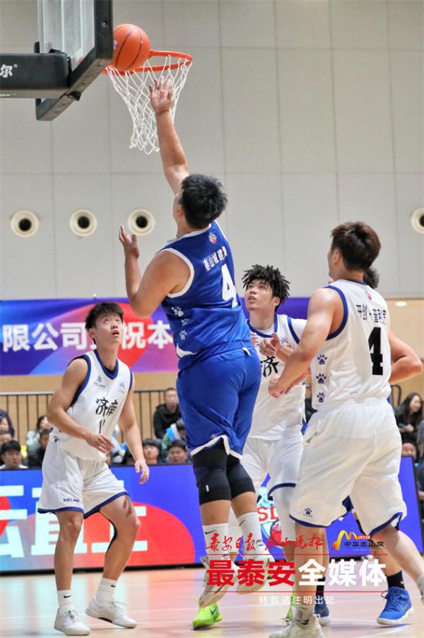 山东省男子篮球联赛常规赛在泰安开幕(10)
