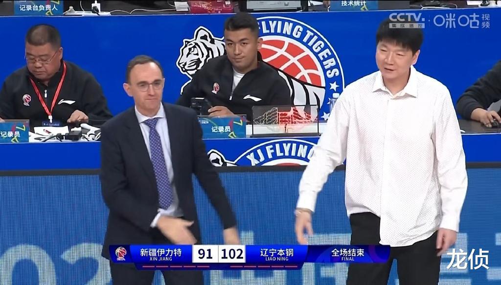 新疆男篮91比102不敌辽宁，邱彪：来自冠军的压迫感导致输球