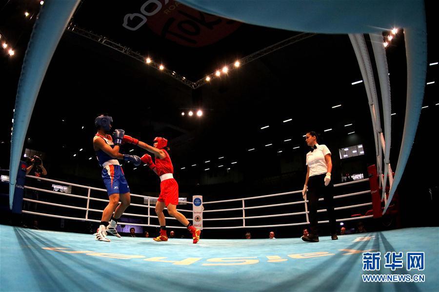 奥运会拳击资格赛女子64-69公斤级：中国选手谷红晋级决赛(4)