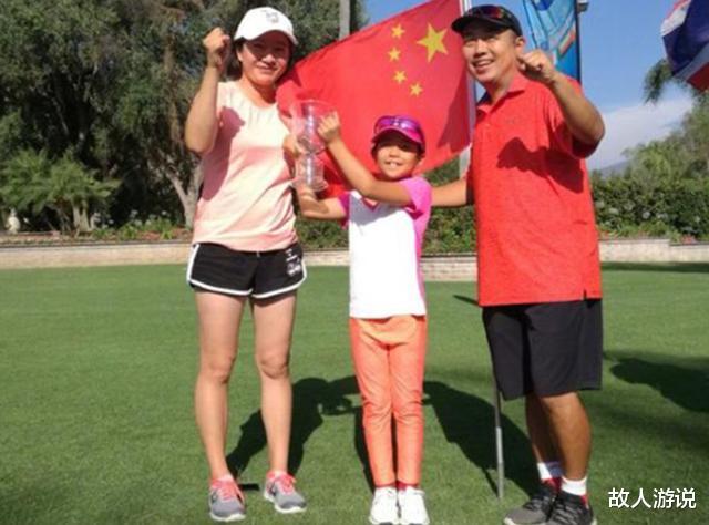 刘国梁之女7岁夺世界冠军，8岁奖牌已超两位数，高尔夫几近无敌(3)