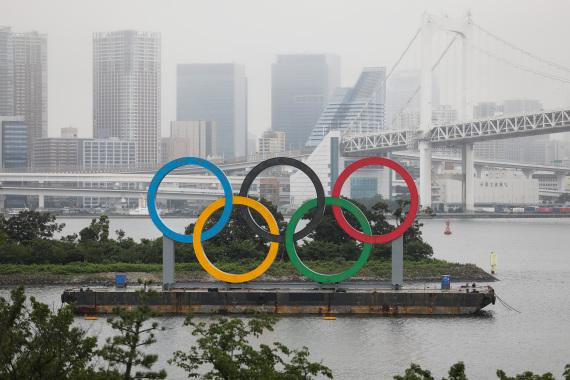 东京将为奥运场馆亮灯 纪念奥运会倒计时一周年(1)