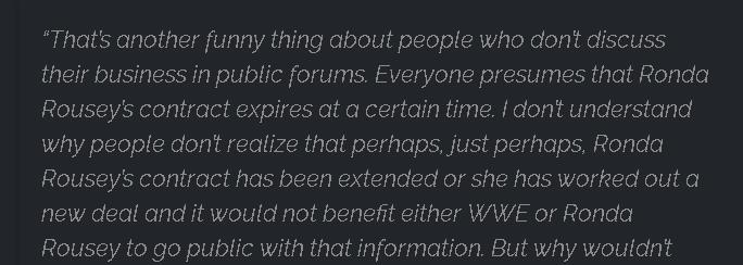 海曼暗示隆达·罗西已完成WWE续约，并对罗曼酋长有独到认识！(2)