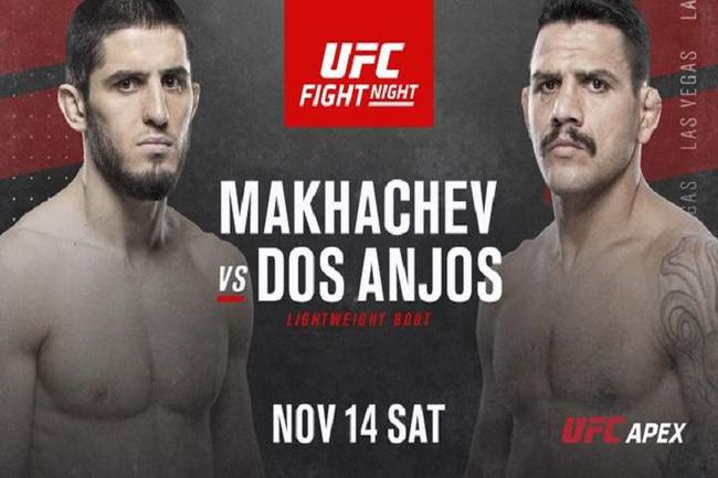 马哈切夫VS多斯-安乔斯领衔11月15日UFC赛事头条