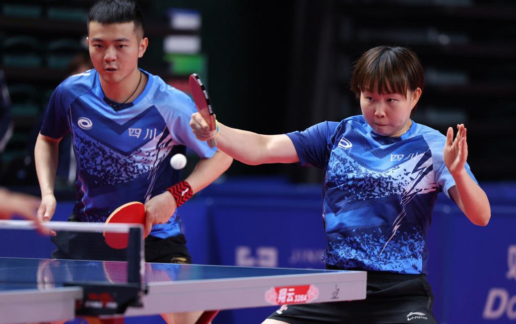 全运会乒乓球混双席位确定，王艺迪、陈幸同和顾玉婷皆无缘正赛(4)
