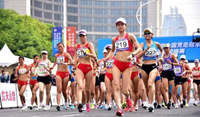 竞走冠军赛刘虹女子20公里摘金 尹加星男子组夺冠