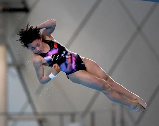 女子十米跳台14岁选手有望进军奥运 05后风头强劲