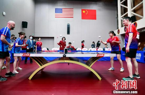 世乒赛中美首组混双夺牌，为何引人关注？(7)