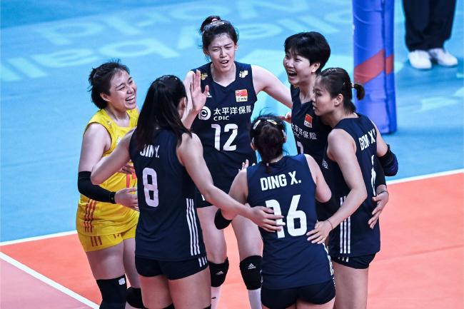 国家联赛中国女排3-0比利时获第4胜 龚翔宇夺19分