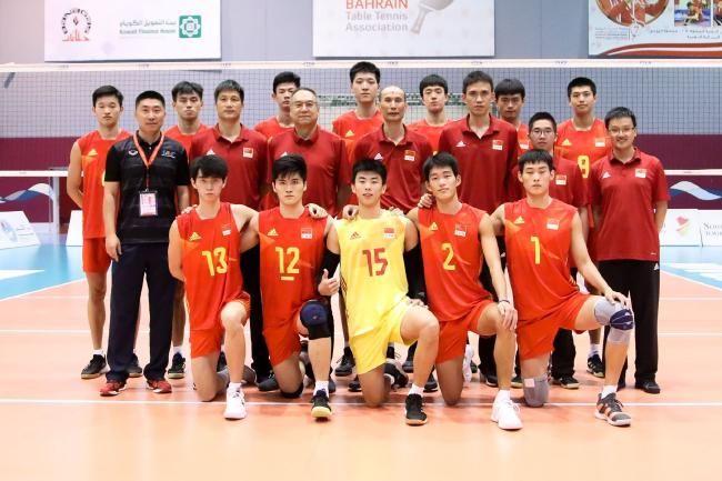 U20男排亚锦赛中国3-0阿联酋晋级6强 与泰国争4强(1)